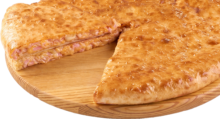 Пирог с ветчиной из индейки и сыром
